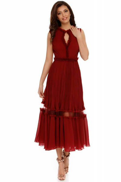 Rochie Megan bordo