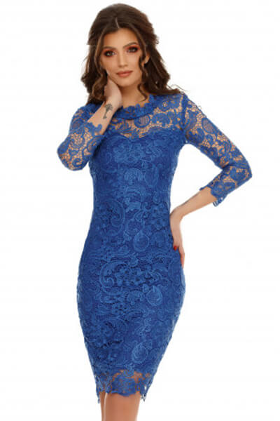 Rochie Noelle albastra