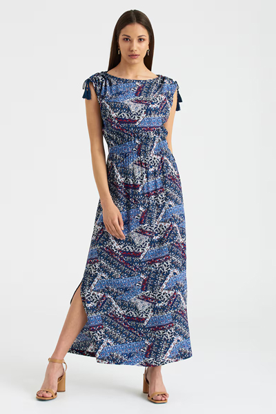 Rochie maxi cu canafi - GreenPoint