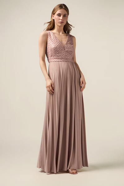 Rochie maxi cu pliuri - Oltre