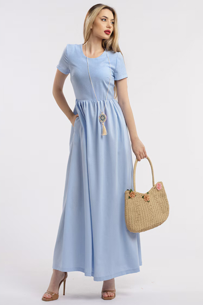 Rochie maxi din in - CAMISSI
